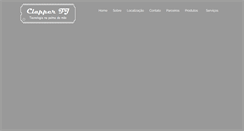 Desktop Screenshot of clapperfj.com.br